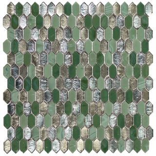 Picture of Anthology Tile-Royal Gems Mosaic Regal Jade