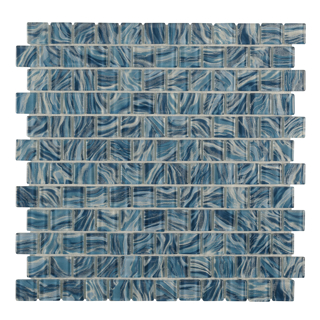Picture of Anthology Tile-Oceanique 1 x 1 Mosaic High Tide Teal
