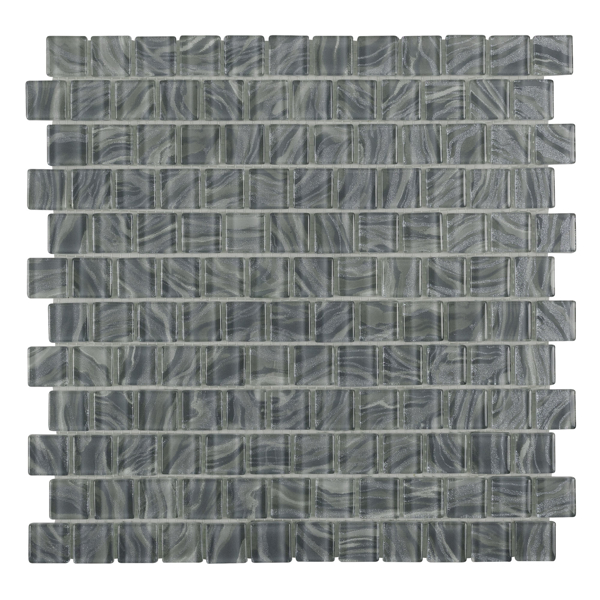 Picture of Anthology Tile-Oceanique 1 x 1 Mosaic High Tide Grey