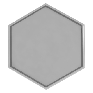 Picture of Anthology Tile-On the Edge Hexagon Platinum Hex