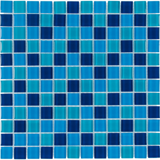 Picture of Anthology Tile-Splash 1 x 1 Mosaic Artic Ocean