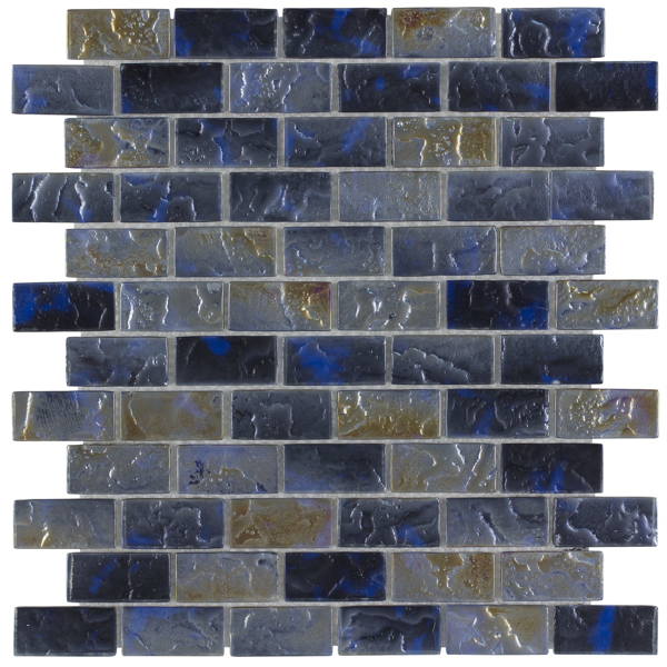 Picture of Anthology Tile-Splash 1 x 2 Brick Mosaic Oceana Seas