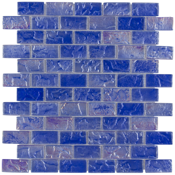 Picture of Anthology Tile-Splash 1 x 2 Brick Mosaic Adriatic Seas