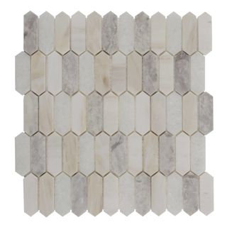Picture of Anthology Tile-The Finish Line Picket Mosaic Natural Gateway