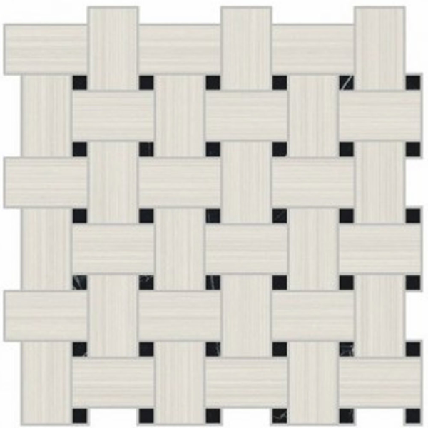Picture of Caesar Ceramic - Style Mosaic Basketweave Pure