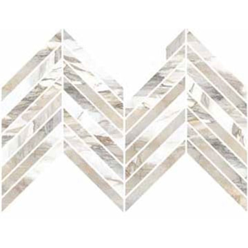 Picture of American Wonder Porcelain - Classica Chevron Mosaic Crema