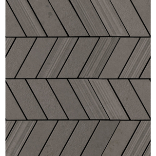 Picture of Eleganza Tiles - Silver Grain Chevron Mosaic Dark