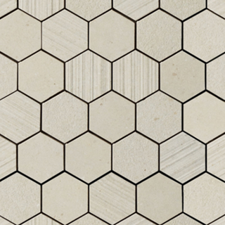 Picture of Eleganza Tiles - Silver Grain Hexagon Mosaic Beige