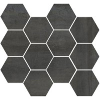 Picture of Eleganza Tiles - Steel Moderne Hexagon Mosaic Metal Matte