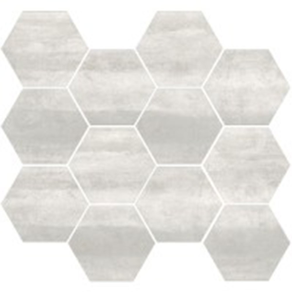 Picture of Eleganza Tiles - Steel Moderne Hexagon Mosaic Nickel Matte