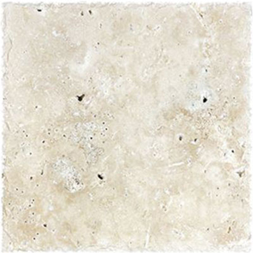 Picture of Anatolia Tile & Stone - Travertine Chiseled & Brushed 8 x 8 Ivory