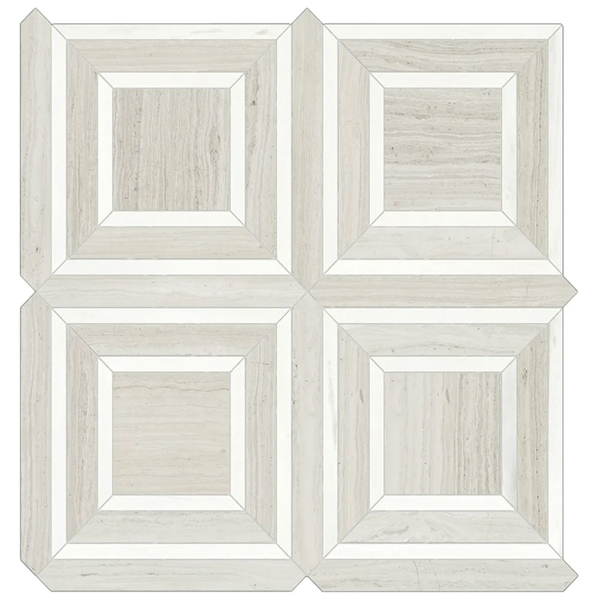 Picture of Anatolia Tile & Stone - Mayfair Mosaics Strada Ash Piazza