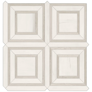 Picture of Anatolia Tile & Stone - Mayfair Mosaics Suave Bianco Piazza
