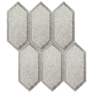 Picture of Anatolia Tile & Stone - Obsidian Hexagon Antique Silver
