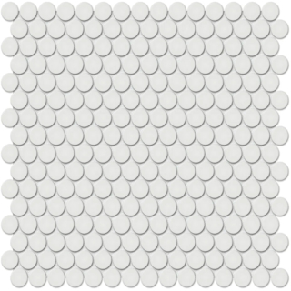 Picture of Anatolia Tile & Stone - Soho Penny Round Mosaic Vintage Grey Matte