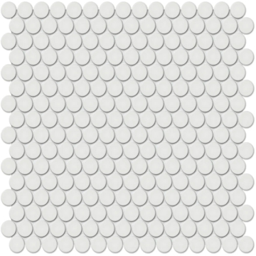 Picture of Anatolia Tile & Stone - Soho Penny Round Mosaic Vintage Grey Matte