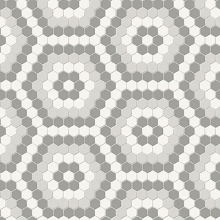 Picture of Anatolia Tile & Stone - Soho Hexagon Pattern Evening Blend