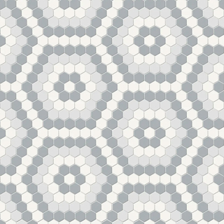 Picture of Anatolia Tile & Stone - Soho Hexagon Pattern Afternoon Blend