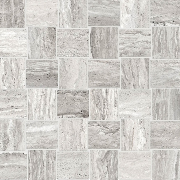 Picture of Anatolia Tile & Stone - Precept Basketweave Mosaic Ice