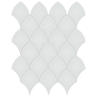 Picture of Anatolia Tile & Stone - Soho Scallop Mosaic Gallery Grey