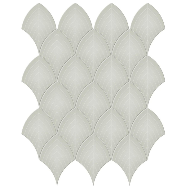 Picture of Anatolia Tile & Stone - Soho Scallop Mosaic Soft Sage