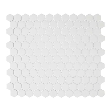 Picture of Lungarno - Carrollton 1 inch Hexagon Mosaic White