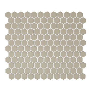 Picture of Lungarno - Carrollton 1 inch Hexagon Mosaic Khaki