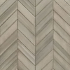 Picture of MS International - Watercolor Chevron Mosaic Grigio