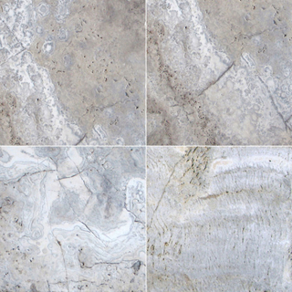 Picture of MS International - Travertine Pavers 16 x 16 Silver Travertine