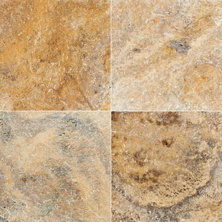 Picture of MS International - Travertine Pavers 16 x 16 Tuscany Scabas
