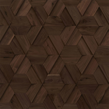 Picture of DuChateau - Celestio Legno Jig Wall Panels American Walnut