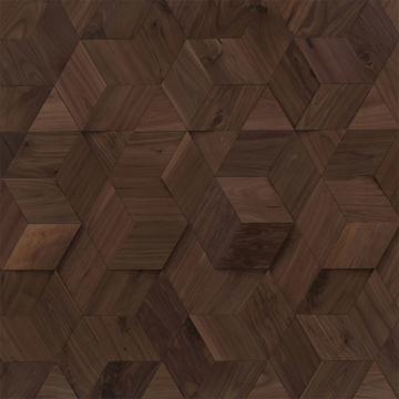 Picture of DuChateau - Celestio Legno Pixel Wall Panels American Walnut