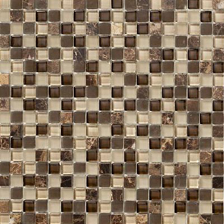 Picture of Marazzi - Crystal Stone ll Mosaic Straight Joint Square Espresso