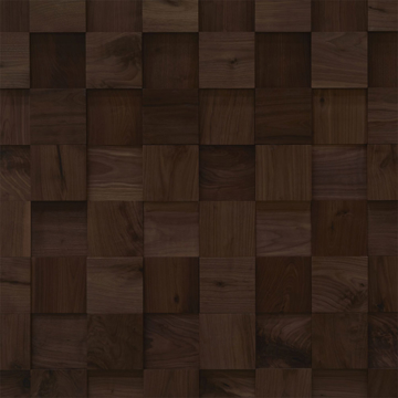 Picture of DuChateau - Celestio Legno Cobble Wall Panels American Walnut