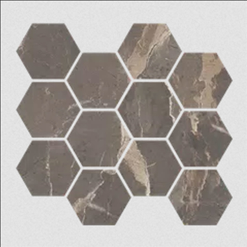 Picture of Milestone - Absolute Mosaic Hexagon Brown