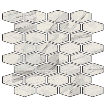 Picture of Florim USA - Epic Mosaic Hexagon Polished Apuano