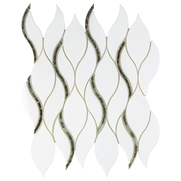 Picture of Anthology Tile - Dazzle Symmetry Mosaic Symmetry Silver