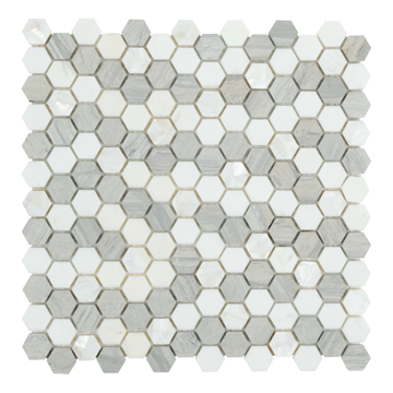 Picture of Anthology Tile - D-Lux Pearl Hexette Mosaic Hexette Pearl Mix