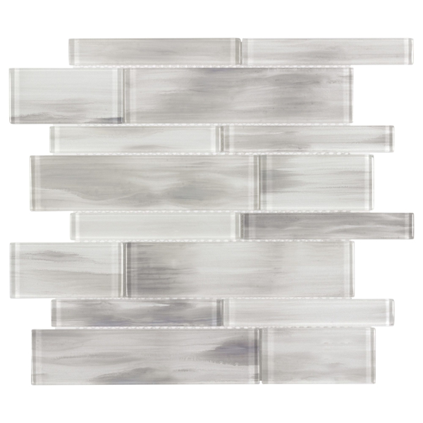 Picture of Anthology Tile - Mystic Glass Brick Mosaic Whirlwind Mix