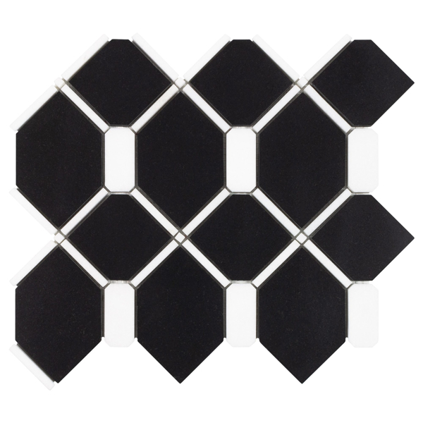 Picture of Anthology Tile - Panache Midnight Silhouette