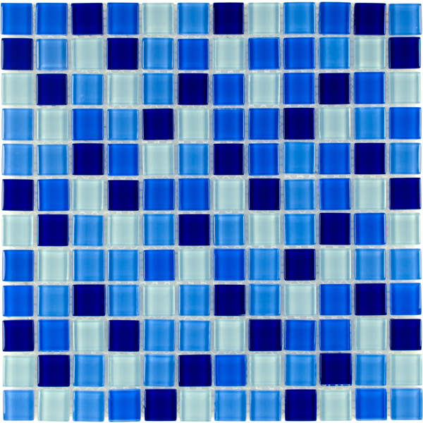Picture of Anthology Tile - Splash 1 x 1 Mosaic Atlantic Ocean