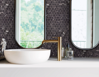 Picture of Onix Mosaico - Hex Ecostones Nero Marquina Matte