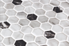 Picture of Onix Mosaico - Hexagon Blends Pattern 1 Calacatta Marquina