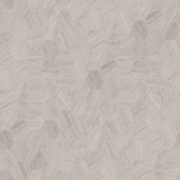 Picture of Shaw Floors - Natural Strata Hexagon Mosaic Grey
