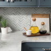 Picture of Shaw Floors - Estate Mosaic Chevron Bianco Blue