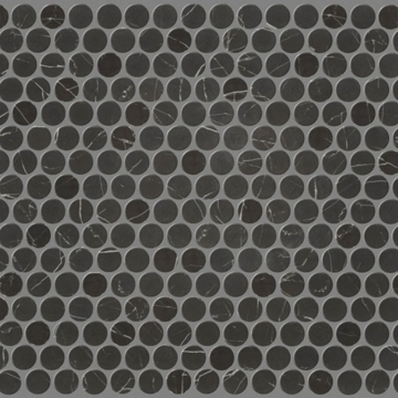 Picture of Shaw Floors - Gala Mosaic Penny Round Black Tie