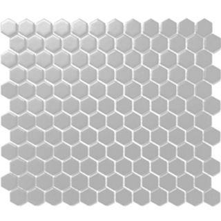 Picture of Roca - CC Mosaics Gray Matte Small Hexagon