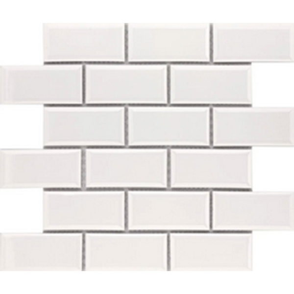 Picture of Roca - CC Mosaics Plus White Bright Beveled Brick