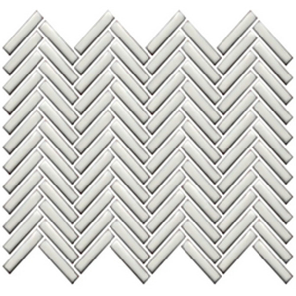 Picture of Roca - CC Mosaics Plus Antique White Bright Herringbone
