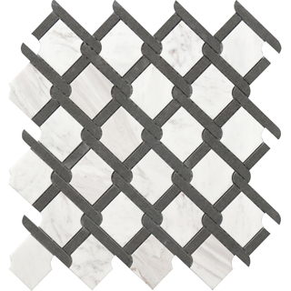 Picture of Roca - Rockart Medallion Mosaic Black and White